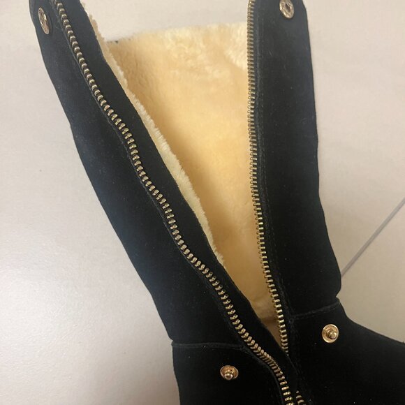 Girls Faux Suede Fleece Boots Size 13 - Picture 7 of 7